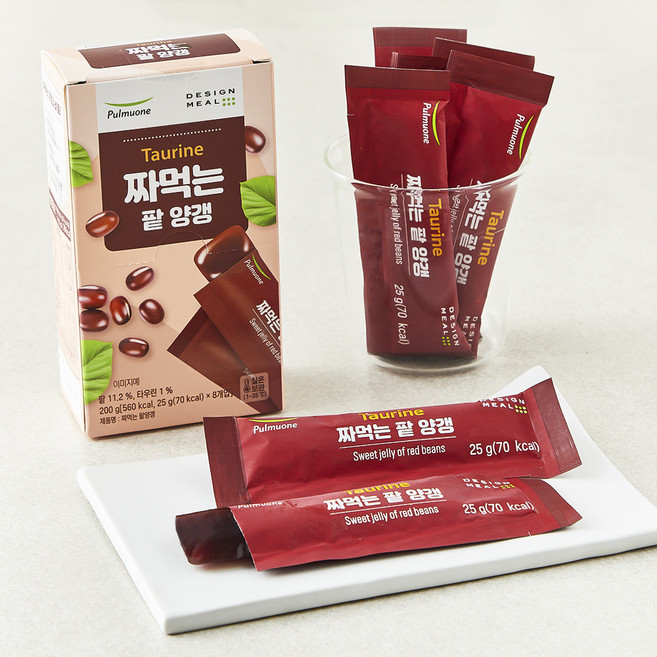 풀무원 짜먹는 팥 양갱, 25g, 8개입, 1개