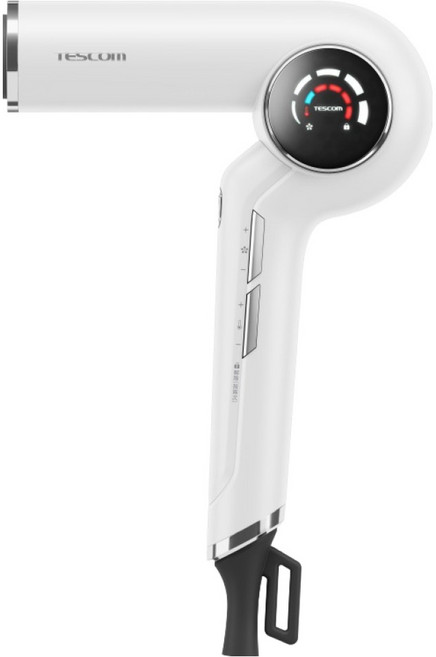 TESCOm 沙龍級速乾修護離子吹風機 1500W 340g, TD980ATW, 雪花白