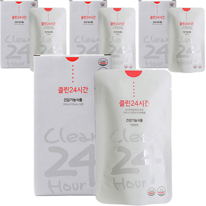 클린24시간 탄수화물 차단 다이어트 쾌변 보조 식품, 500ml, 4개