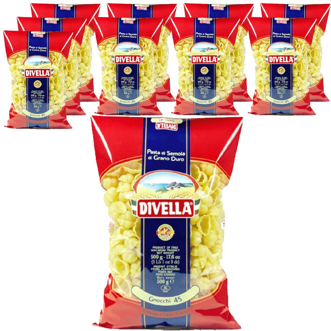 DIVELLA 德威樂 義大利麵疙瘩, 500g, 10包