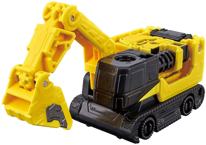 BANDAI 爆上戰隊 汽車系列 DX挖土機 3歲以上, DX挖土機 黃色 + 黑色, 1個