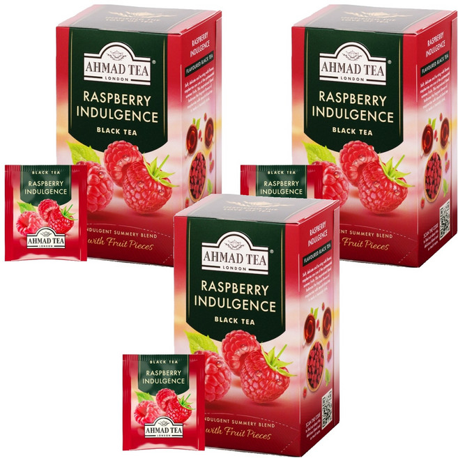 아마드티 라즈베리 인델젼스 블랙티, 2g, 20개입, 3개