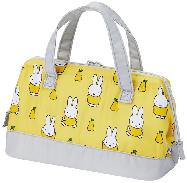 Skater 保冷便當袋 寬口型, MIFFY 黃色, 1個