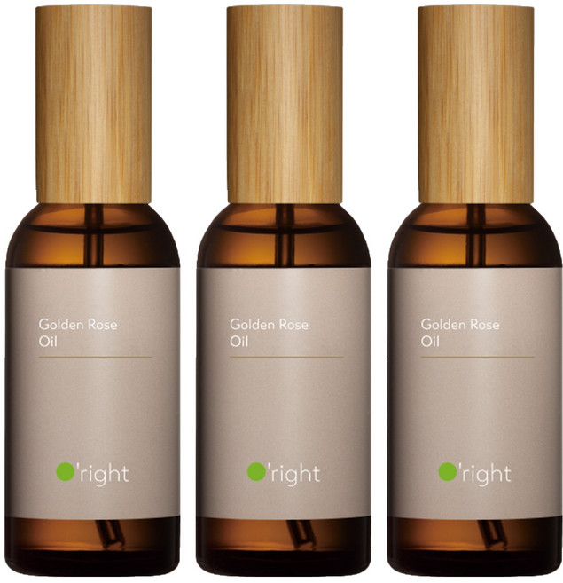O'right 歐萊德 香檳玫瑰油, 100ml, 3瓶