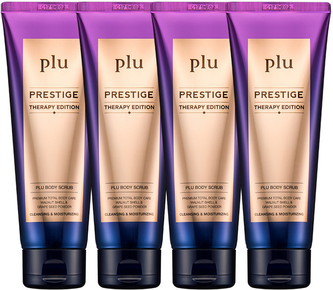 플루 프레스티지 테라피 바디스크럽, 180g, 4개