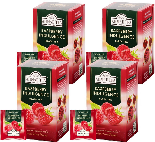 아마드티 라즈베리 인델젼스 블랙티, 2g, 20개입, 4개