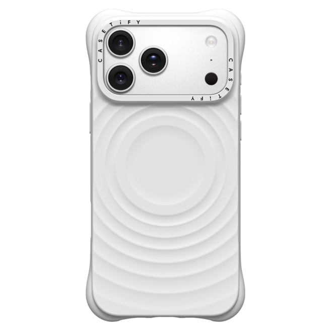 CASETiFY 手機殼 iPhone 17 ProMax 波紋款 白色