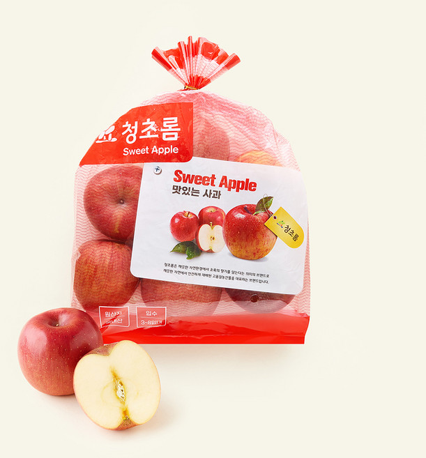 청초롬 고랭지 사과 6~8개입, 1개, 1.3kg