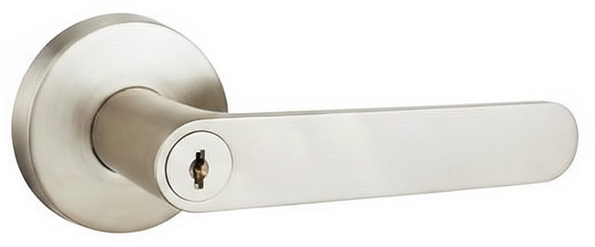 L.S 麥金牌 日規水平鎖 房間鎖 大套盤 房門鎖 大套盤 有鑰匙 LS-700 60mm 銀色, 1個