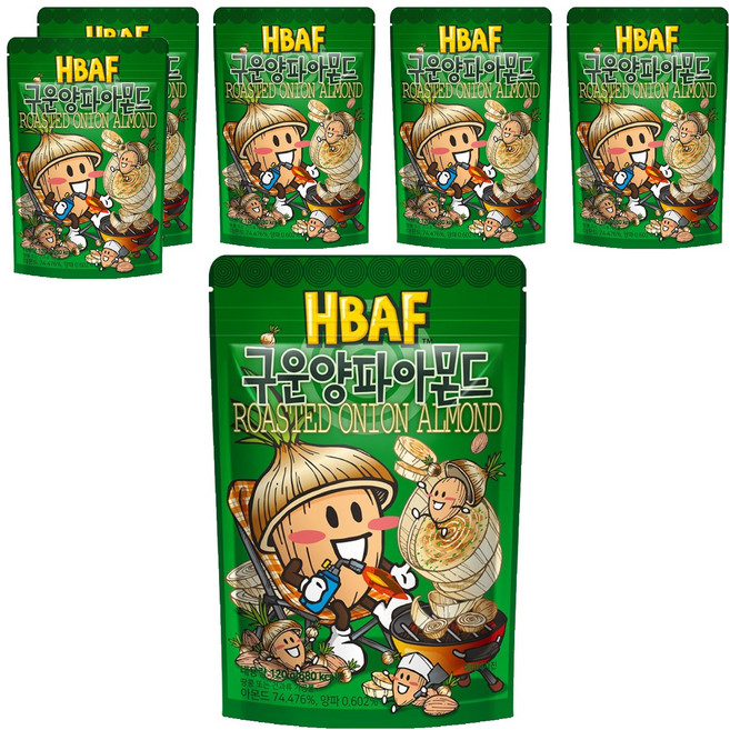바프 구운양파 아몬드, 120g, 6개