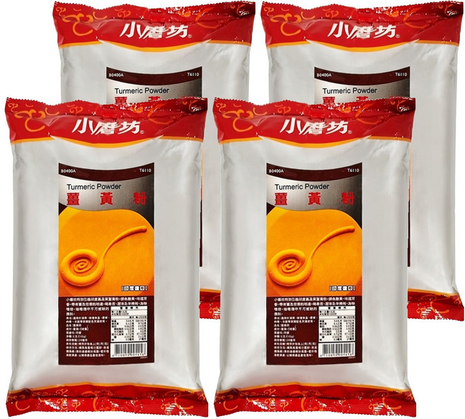 小磨坊 薑黃粉, 1kg, 4包