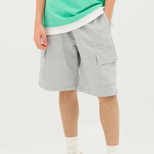 유니프랜드 아동용 5부 카고 팬츠