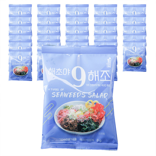 Dawnsea 9種海藻絲, 8g, 30包