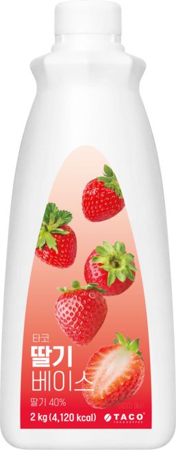 타코 딸기 베이스, 2kg, 1개