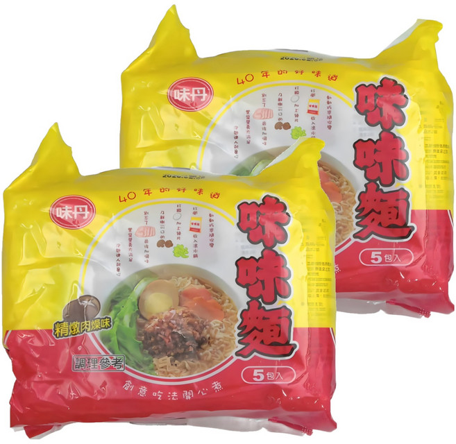 味丹 味味麵 精燉肉燥湯麵 78g, 10包