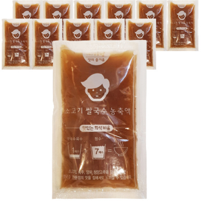 미남 소고기 쌀국수 농축액, 80g, 12개