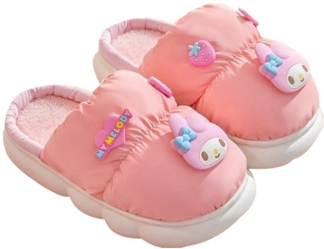 童款三麗鷗加厚絨毛拖鞋