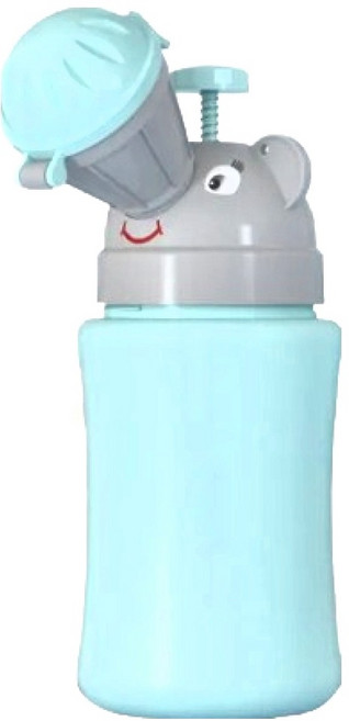 s-sportplus+ 攜帶式尿壺 男童, 藍色, 1個