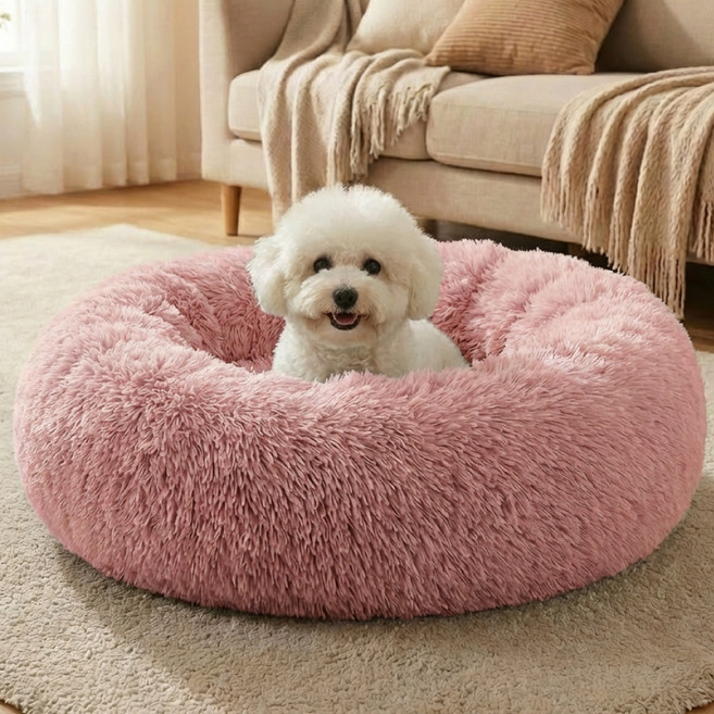 애틱트 반려동물 도톰 딥슬립 쿠션, 핑크, 1개