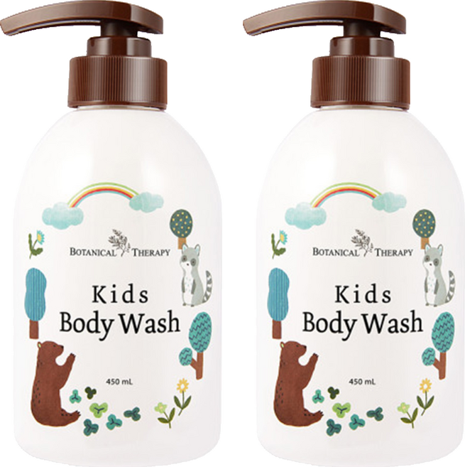 보타니컬테라피 키즈 바디워시, 450ml, 2개
