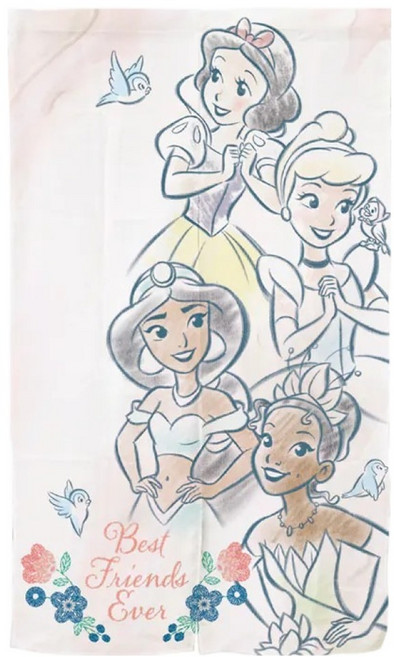 Disney 迪士尼 花朵公主長門簾(團體粉), 1件