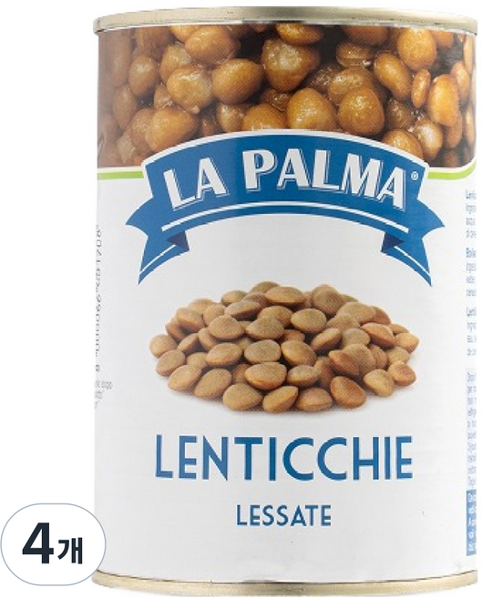 LA PALMA 扁豆, 400g, 4個