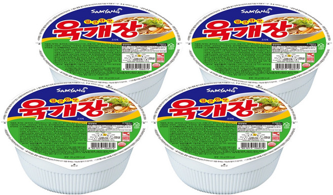 삼양 육개장 86g, 4개