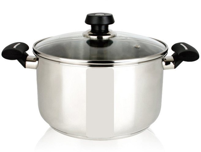 리빙글로리 모던 인덕션 3중바닥 양수냄비, 혼합색상, 24cm