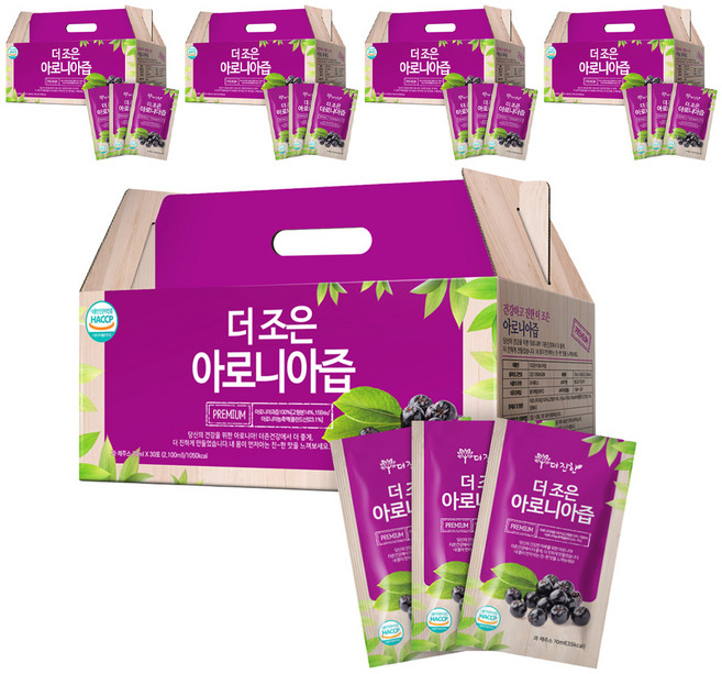 더존건강 더조은 아로니아즙, 2.1L, 150개