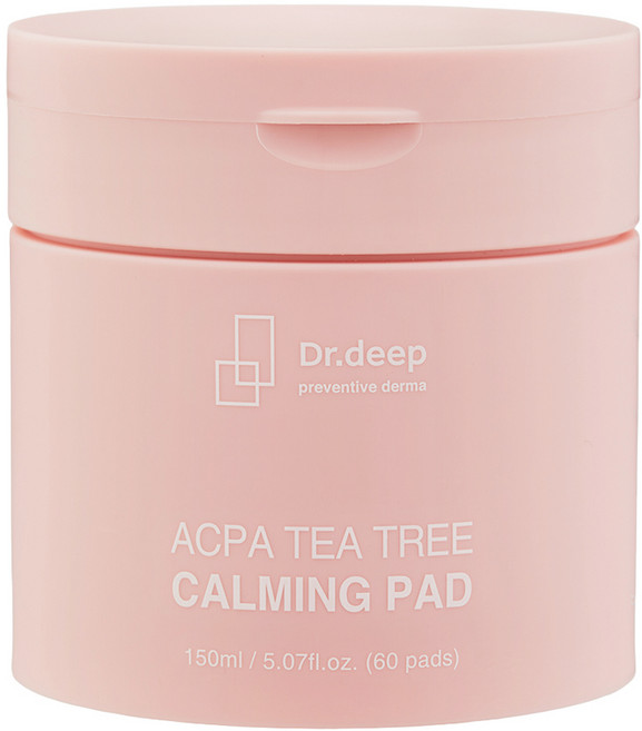 Dr.deep Acpar 茶樹鎮靜棉片, 1個, 60枚入, 150ml