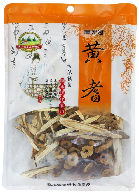 WON LAI WON 旺來旺 黃耆紅棗片, 100g, 1包