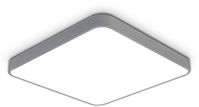 원하 칩셋 정사각 천장등 조명 LED50W 플리커프리, 화이트 + 주광색