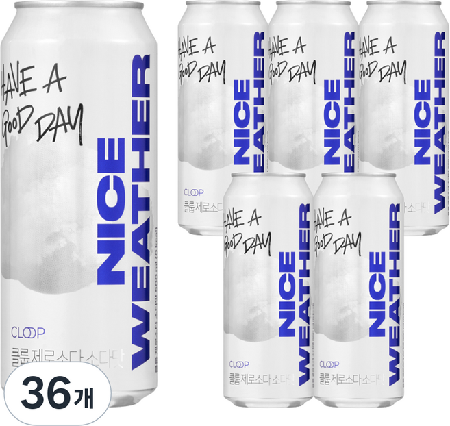 클룹 제로소다 소다맛, 500ml, 36개