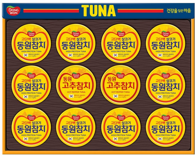 동원 참치 O-12호 선물세트 + 쇼핑백, 1세트