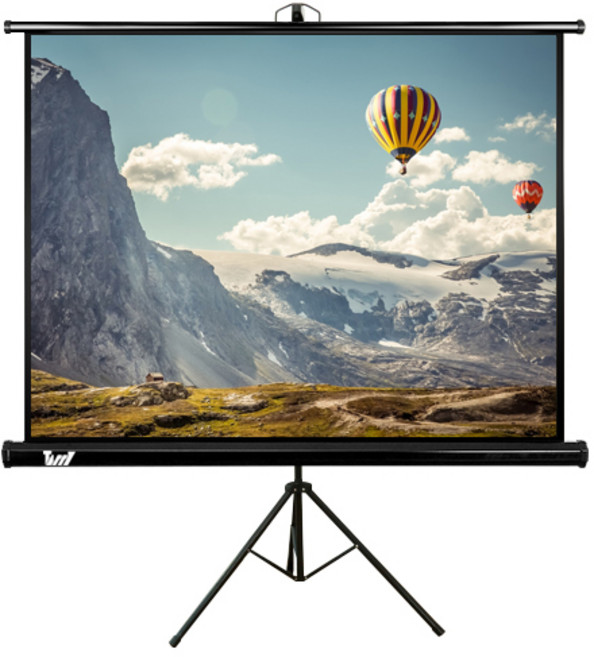 태리 4:3 60 캠핑 삼각대 일체형 빔프로젝터 빔스크린