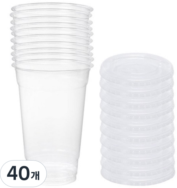 롯데이라이프 테이크아웃 아이스컵 720ml, 1개입, 40개