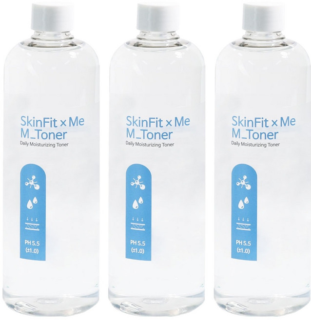 코아코스 스킨핏x미 M 토너, 500ml, 3개
