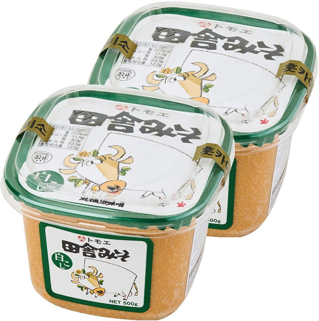 토모에 이나카 미소 시로코시, 500g, 2개