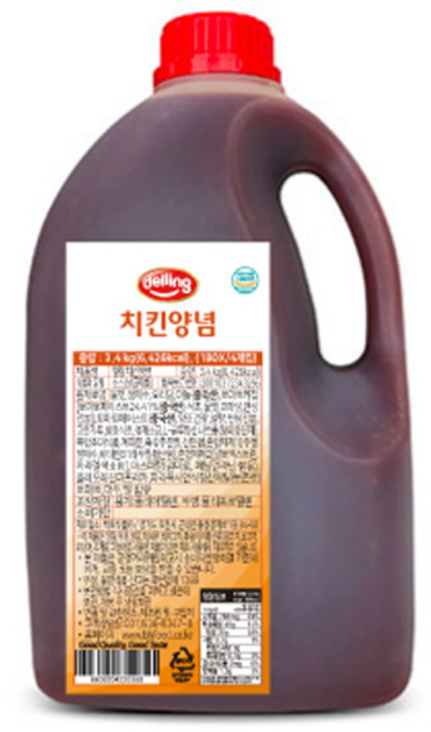 델링치킨양념, 3.4kg, 1개