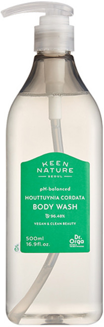 [비건라이프] 닥터올가 약산성 어성초 바디워시, 500ml, 1개