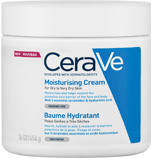 CeraVe 適樂膚 長效潤澤修護霜, 454g, 1罐