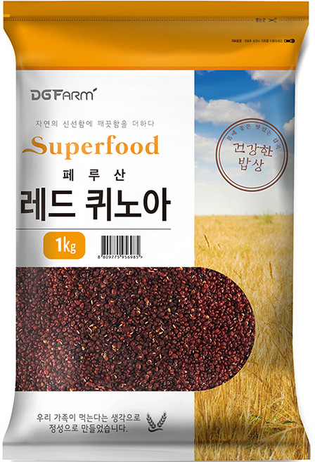 건강한밥상 레드 퀴노아, 1kg, 1개