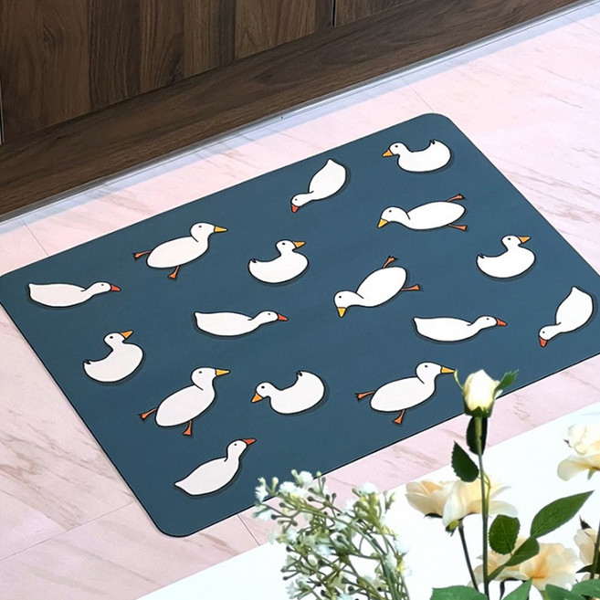 모노니크 빨아쓰는 규조토 발매트, 22 스위밍덕