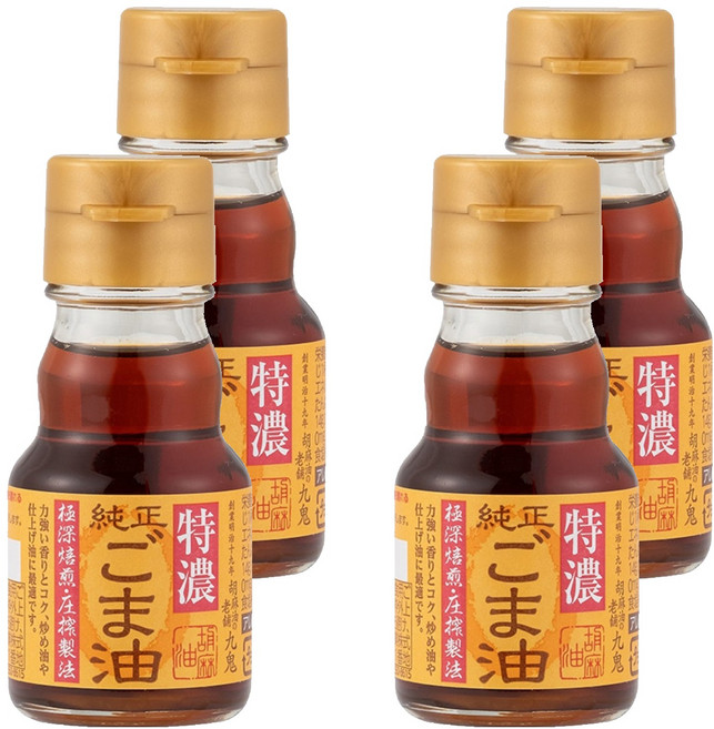 九鬼 胡麻油 特濃, 49ml, 4瓶