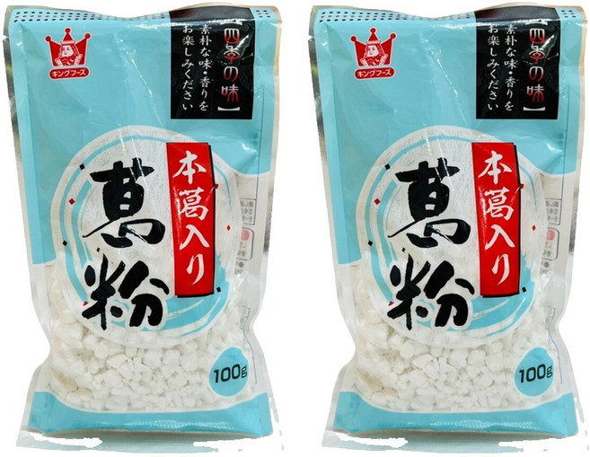 King Foods 王印 本葛吉野 葛粉, 100g, 2包