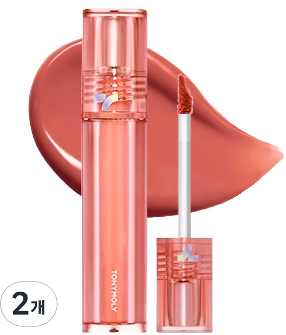 토니모리 퍼펙트 립스 쇼킹립 틴트, N13 애프리콧 쇼킹, 2개