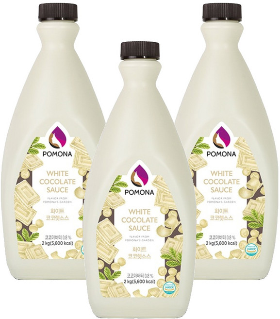 포모나 화이트코코렛소스, 2kg, 3개