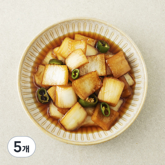 집반찬연구소 양파고추장아찌, 350g, 5개