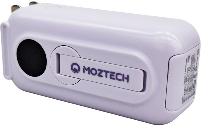 MOZTECH 太空艙 行動電源 5000mAh Lightning, MOA16LPL, 幽靈紫