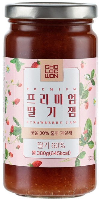 CHOLOCWON 高級草莓果醬, 1個, 380g